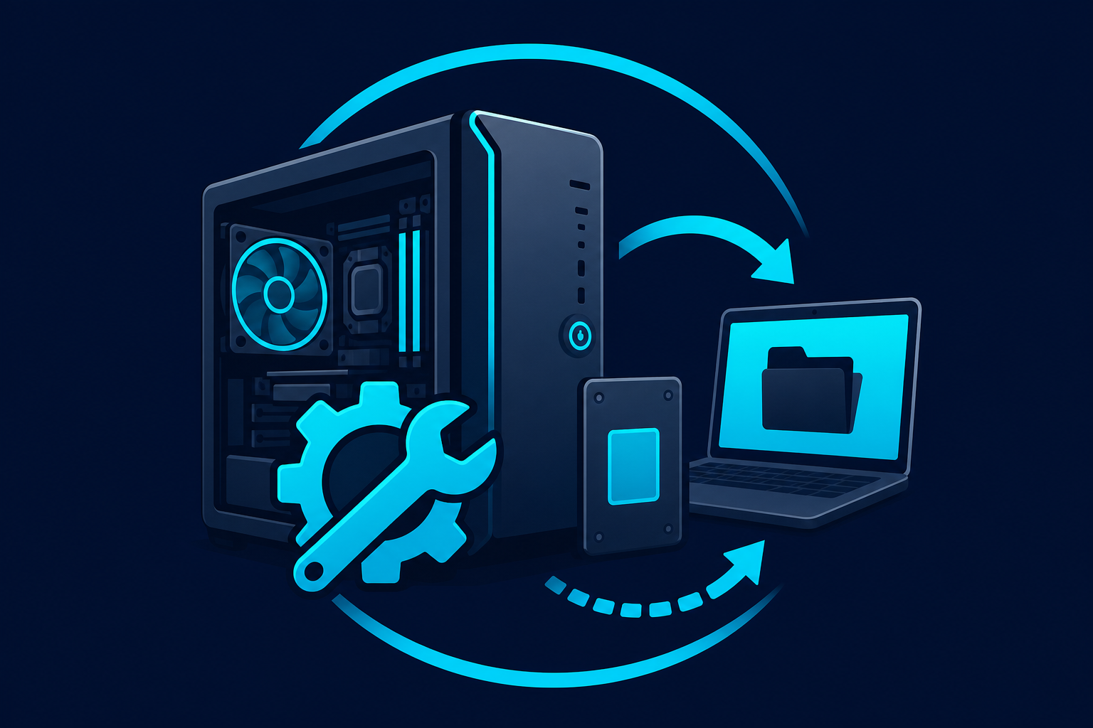 New PC Tune-Up with Data Transfer in Buhl and Twin Falls