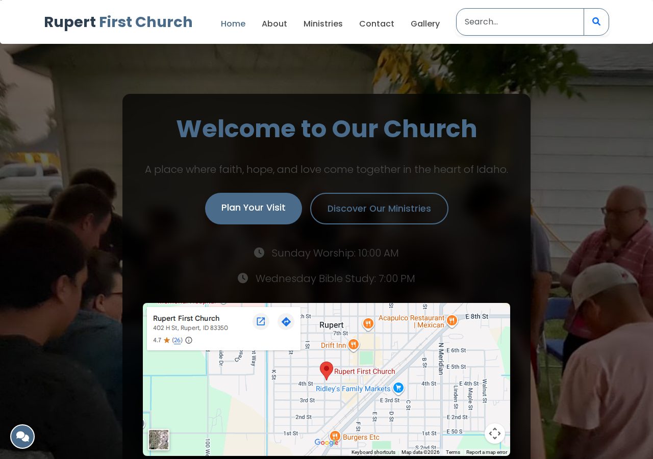Rupert First Church Website thumbnail